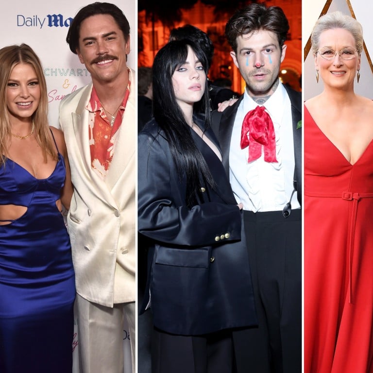 Ariana Madix and Tom Sandoval, Billie Eilish and Jesse Rutherford, and Meryl Streep and Don Gummer all broke up this year. Photos: Getty Images