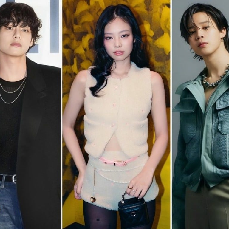 BTS’ V (left) and Jimin (right), and Blackpink’s Jennie, are among some of the most followed K-pop idols on Instagram. Photos: @thv, @dior/Instagram; Chanel