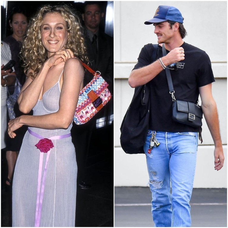 Explainer How Fendi s It bag the Baguette made a comeback as Kim Kardashian Zendaya Gigi Hadid and more celebrities hop on the Y2K fashion trend the 1997 designed piece is back in