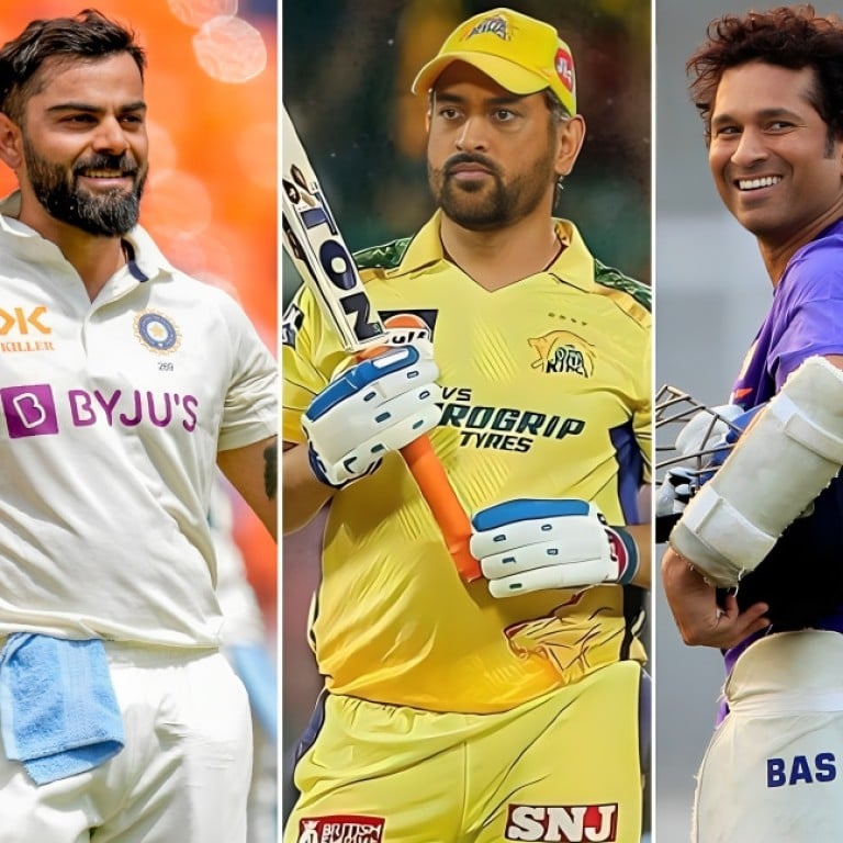 Virat Kohli, MS Dhoni and Sachin Tendulkar are some of the richest cricket players in the world in 2023. Photos: @m_s.dhoni/Instagram, AP