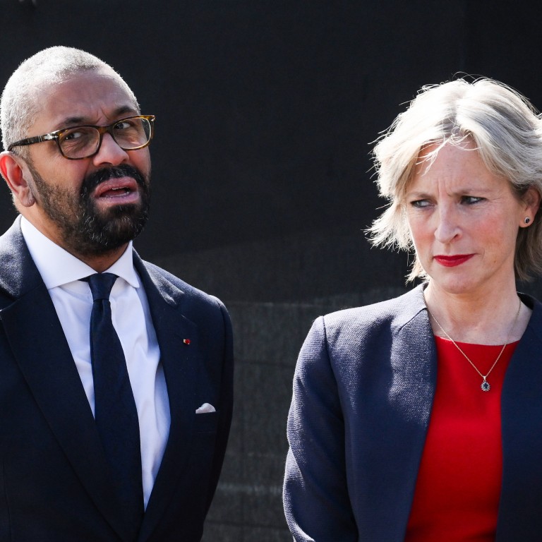 UK Home Secretary James Cleverly apologises for joke about spiking wife ...