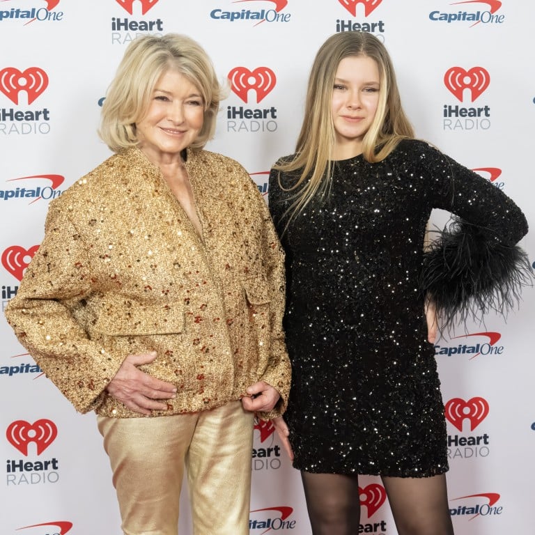Martha Stewart and Jude Stewart sparkle side by side at iHeartRadio Jingle Ball. Photo: WireImage