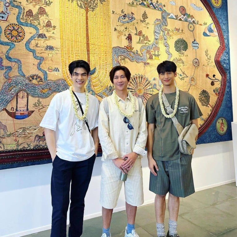 Krisda Witthayakhajorndet, founder and CEO of Thai talent agency Be On Cloud, has nurtured young stars Apo Nattawin Wattanagitiphat and Mile Phakphum Romsaithong, both now Dior ambassadors. Photo: @krispond.w/Instagram