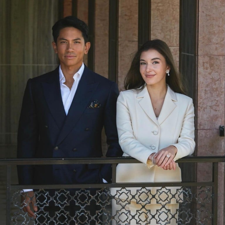 Prince Abdul Mateen posted this photo of himself and his fiancée Anisha Isa Kalebic in early January on Instagram ahead of his 10-day-long nuptials. Photo: @tmski/Instagram