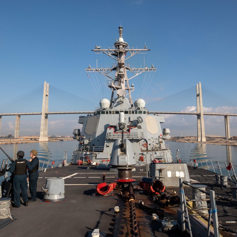 Yemen Houthi rebels fire missile at US warship in Red Sea in first attack after American-led strikes | South China Morning Post