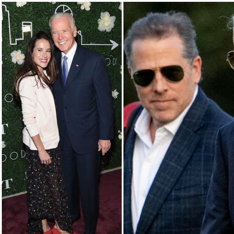 Joe Biden’s children Hunter and Ashley are no strangers to controversy. Photos: Getty Images, AP