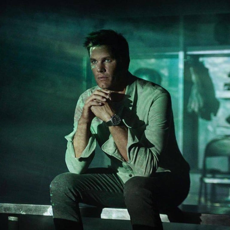 Former NFL quarterback wearing IWC Pilot’s Watch Chronograph in Top Gun colours. Photo: @thetimeplace/Instagram