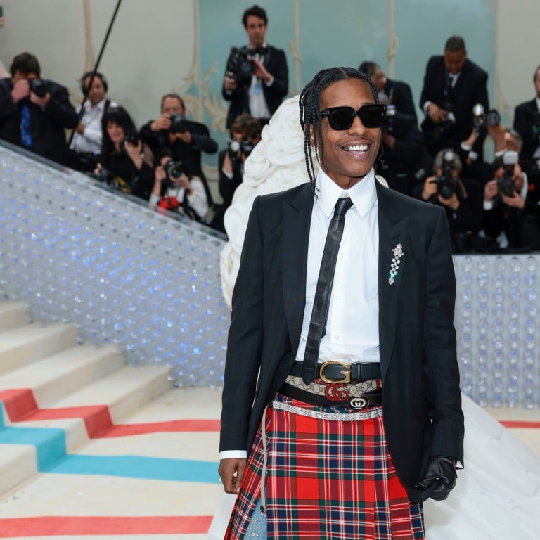 A$AP Rocky’s outfit at the 2023 Met Gala ‘Celebrating Karl Lagerfeld: A Line of Beauty’ was a tribute to the great man himself. Photo: Getty Images