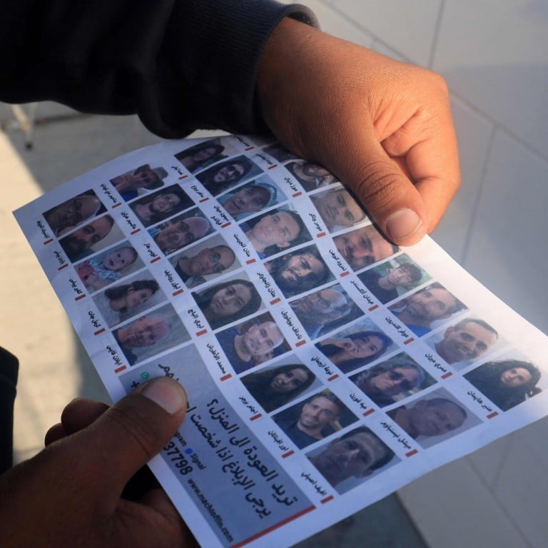 israel drops leaflets in gaza asking palestinians for help finding hostages