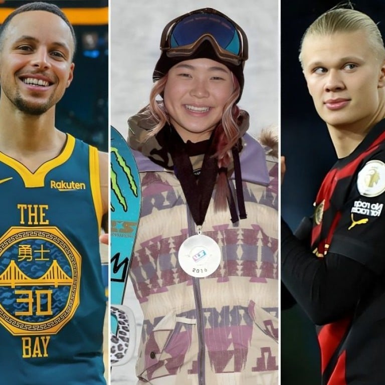 NBA player Stephen Curry, snowboarder Chloe Kim and Manchester City’s Erling Haaland were all born in the Year of the Dragon. Photos: @StephenCurry30/Instagram, AFP, Reuters
