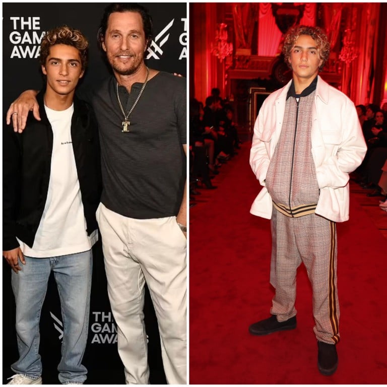 As he gets older, Matthew McConaughey’s son Levi looks more and more like him. Photos: @levimcconaughey/Instagram; Getty Images