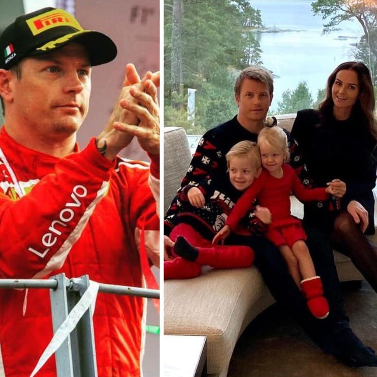 F1 racing legend Kimi-Matias Räikkönen, also nicknamed the Iceman, lives in a million-dollar Swiss mansion with his family. Photo: @kimimatiasraikkonen/Instagram