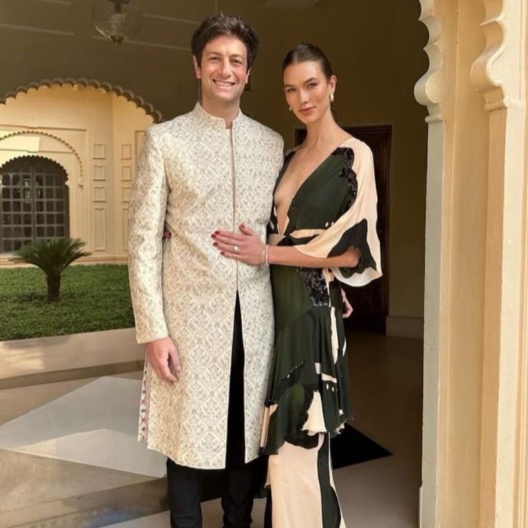 Billionaire investor Joshua Kushner and his model wife Karlie Kloss in Udaipur. Photo: @karliekloss/Instagram