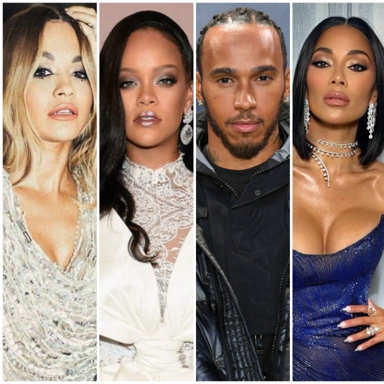 Lewis Hamilton has been linked to everyone from Rita Ora and Rihanna to Nicole Scherzinger and Sofia Richie over the years. Photos: Handout; AFP; Getty Images; @nicolescherzinger, @sofiarichie/Instagram
