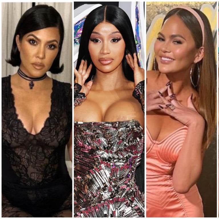 9 celebs who have admitted getting breast surgery: from Chrissy Teigen's '3  boob jobs' and Dolly Parton's US$1 million splurge, to Cardi B, Iggy Azalea  and The Kardashians' Kourtney K and Kylie