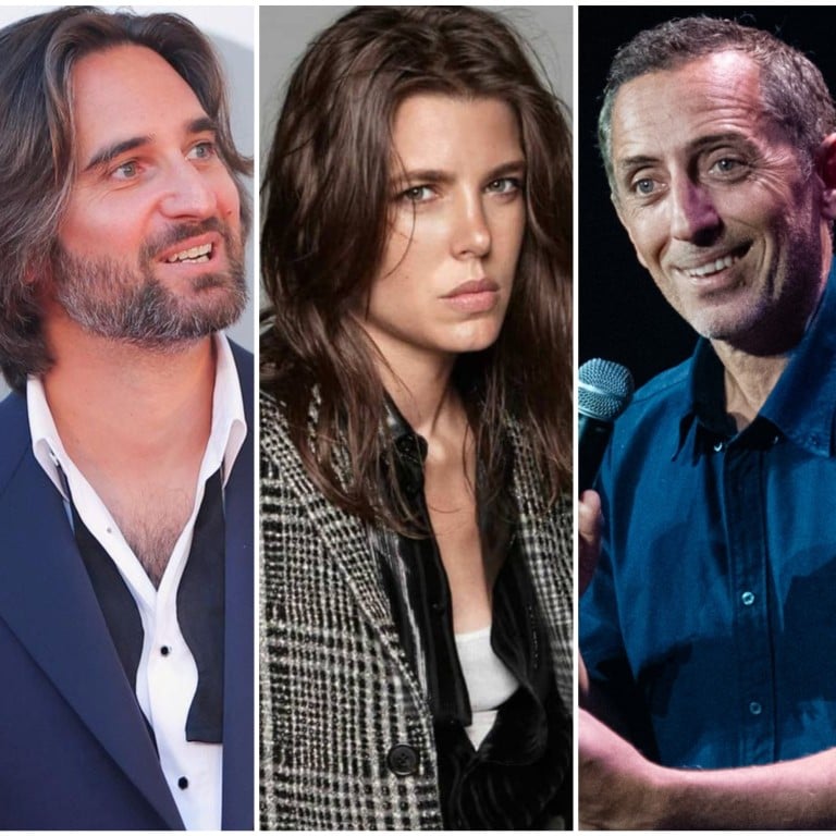 Charlotte Casiraghi (centre) of Monaco has had relationships with Dimitri Rassam (left) and Gad Elmaleh (right), among others. Photos: @dimitri_rassam, @charlottecasiraghi/Instagram; Directo Prod/Facebook
