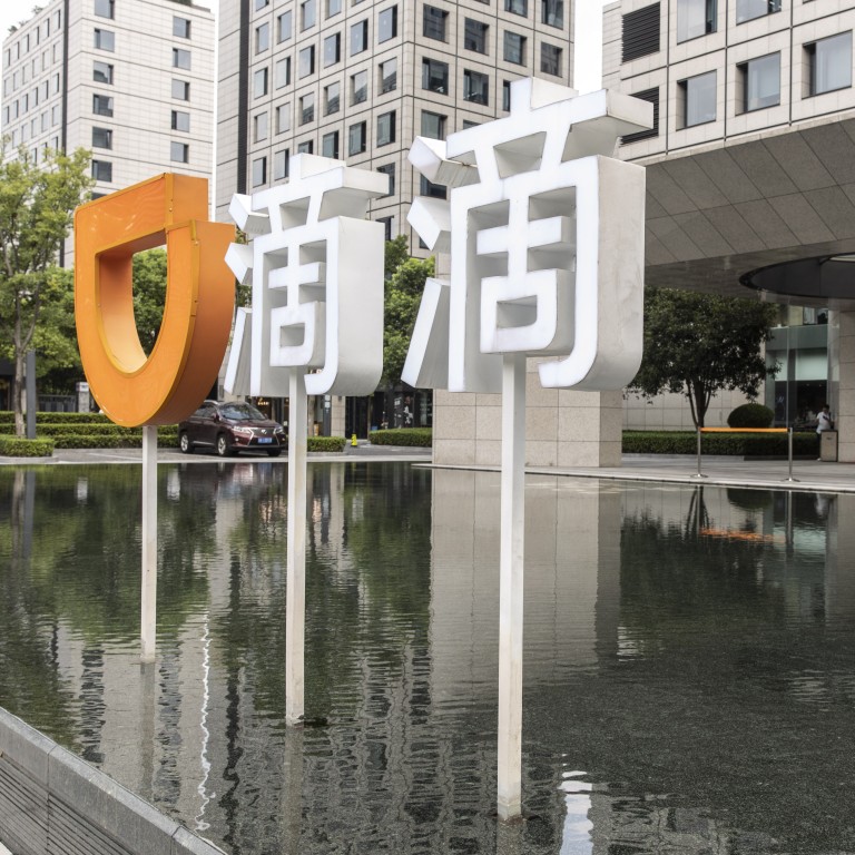 A short ban on ride-hailing services at Shanghai Pudong International Airport has heightened concerns regulatory overreach may stem private sector confidence. Photo: Bloomberg