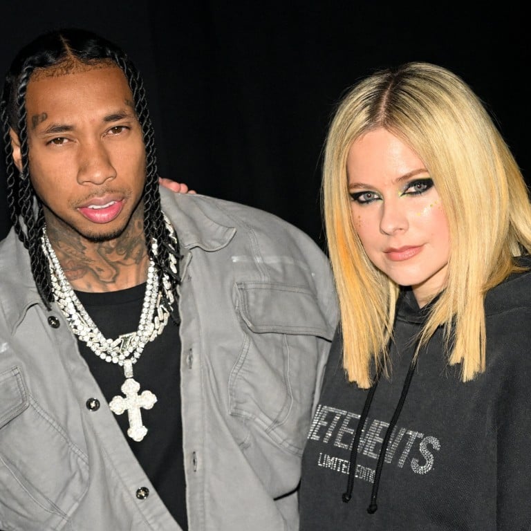 Canadian punk rock princess Avril Lavigne dated American rapper Tyga in 2023. Photo: Getty Images