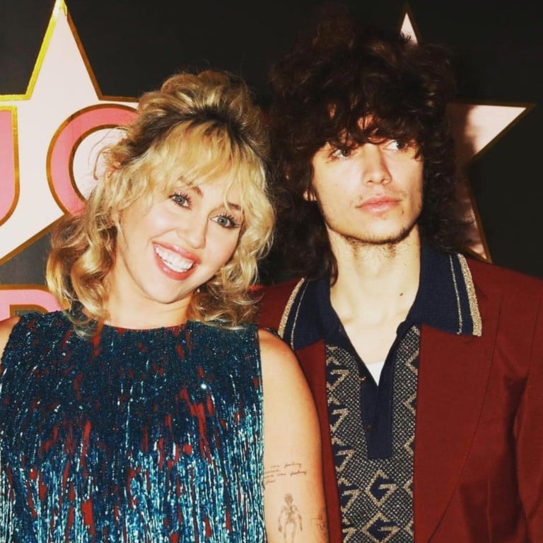 Miley Cyrus is currently dating Maxx Morando, the drummer from the rock band Liily. Photo: @mileyandmaxx4eva/Instagram