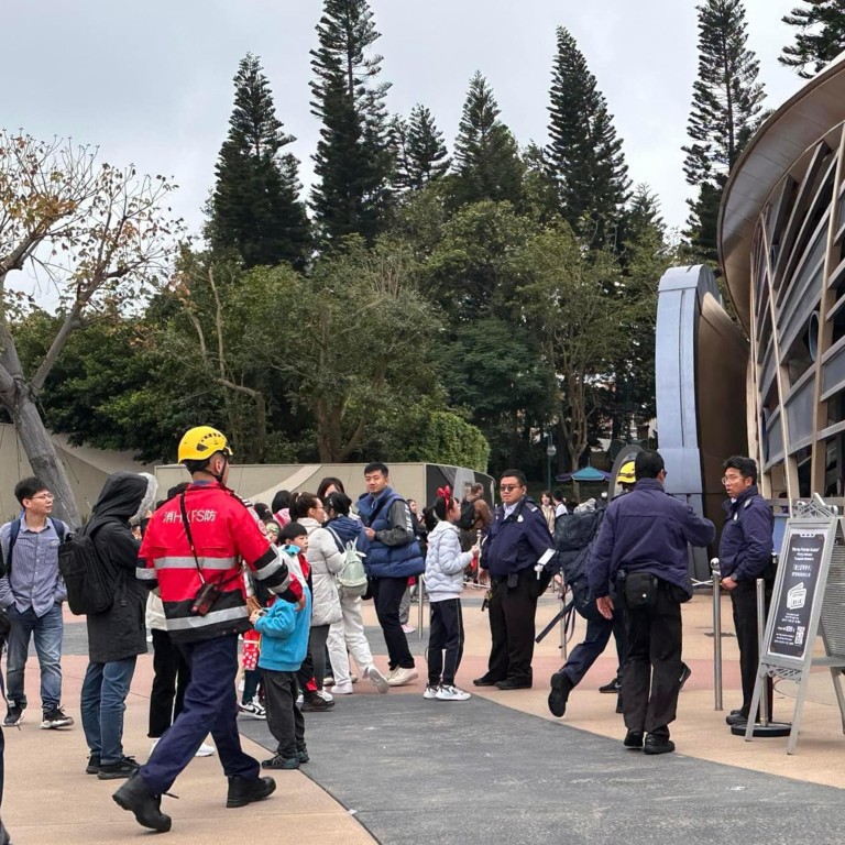 12 passengers stuck as Hong Kong Disneyland roller coaster makes