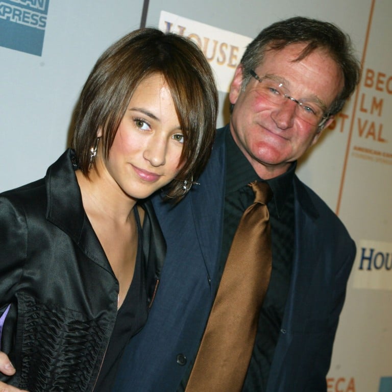 Robin Williams (right) and daughter Zelda during the third annual Tribeca film festival in New York City, New York, United States, in 2004. Photo: FilmMagic