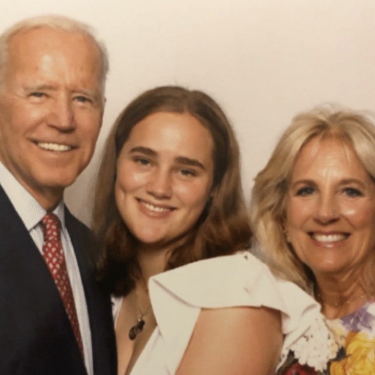 President Joe Biden, his granddaughter Maisy Biden, and his wife Jill Biden. Photo: @biden46harris49/Instagram