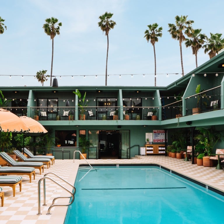 The pool area of Palihotel Hollywood, located on Sunset Boulevard in Los Angeles. Photos: Handout