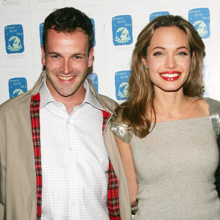 Angelina Jolie and her ex-husband Jonny Lee Miller pictured together in 2005 – the pair have remained good friends. Photo: Getty Images