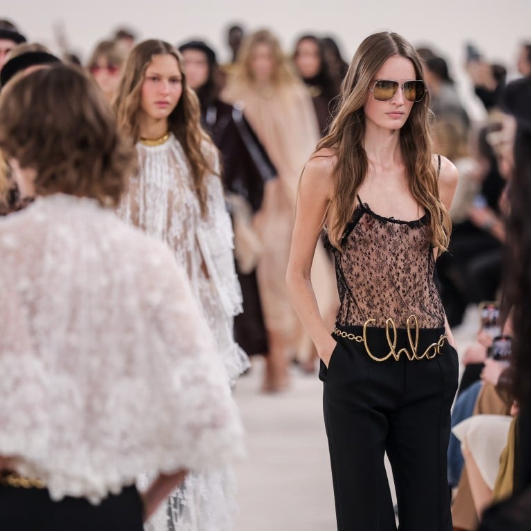 Paris Fashion Week autumn/winter 2024 featured established maisons like Dior and Chloé (pictured) as well as American-born, Paris-based designer Rick Owens. Photo: EPA-EFE