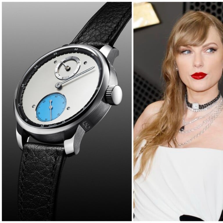 From left to right: Raul Pages’ RP1 Regulateur a Detente wins the inaugural Louis Vuitton Watch Prize for Independent Creatives; Taylor Swift wears a custom Lorraine Schwartz watch choker to the Grammy Awards; Piaget throws it back by releasing the Polo 79. Photos: Handout