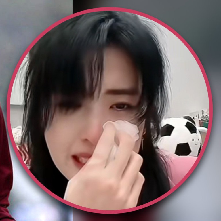 Retired China international footballer cries during livestreaming