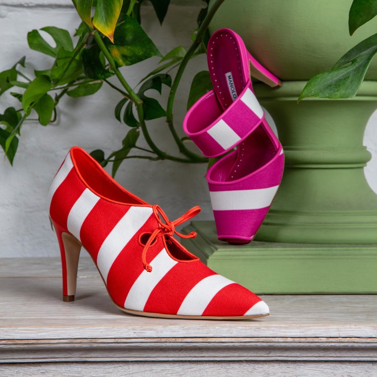 Bags and shoes for spring 2024 from Manolo Blahnik, Fendi, Simone Rocha x Crocs and Valentino Garavani x Porter. Photos: Handout