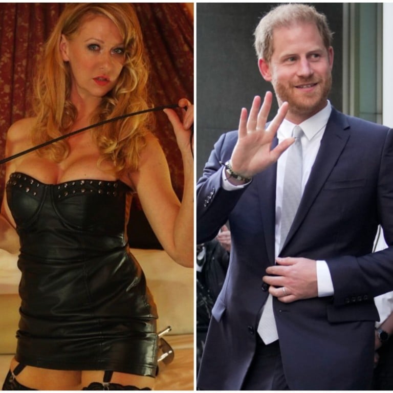 Former dominatrix and OnlyFans creator Carrie Royale is once again trying to cause trouble for Prince Harry. Photos: @carrieroyale/Instagram, AP