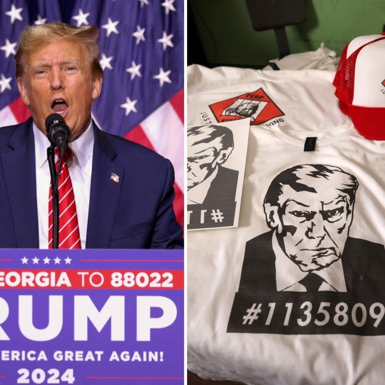 Former US president Donald Trump may be far from politically correct, but he sure knows how to peddle interesting products. Photo: Reuters