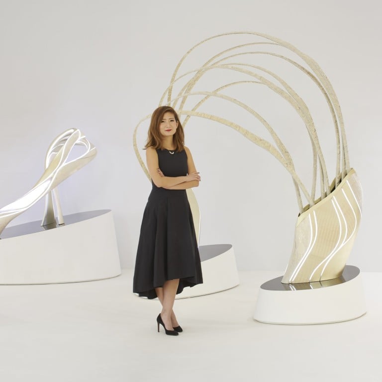 Hong Kong’s Elaine Ng Yan-ling founded The Fabrick Lab, a design house whose innovative works include pieces for Swarovski, UBS bank and the Hong Kong stock exchange. Photos: Handout