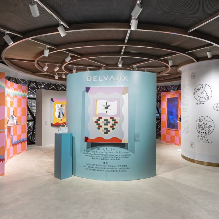 Delvaux is showcasing its Mutualism spring/summer 2024 collection in an exhibition of the same name, taking place at K11 Musea in Hong Kong, until April 7. Photos: Handout