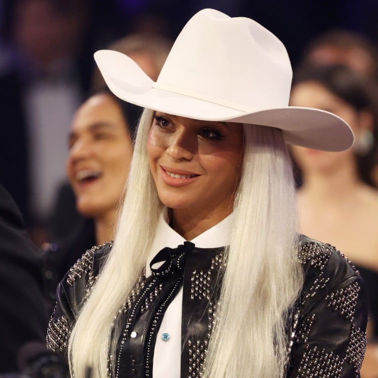 Beyoncé lets her inner cowgirl loose at the Grammys in February. Photo: Getty Images