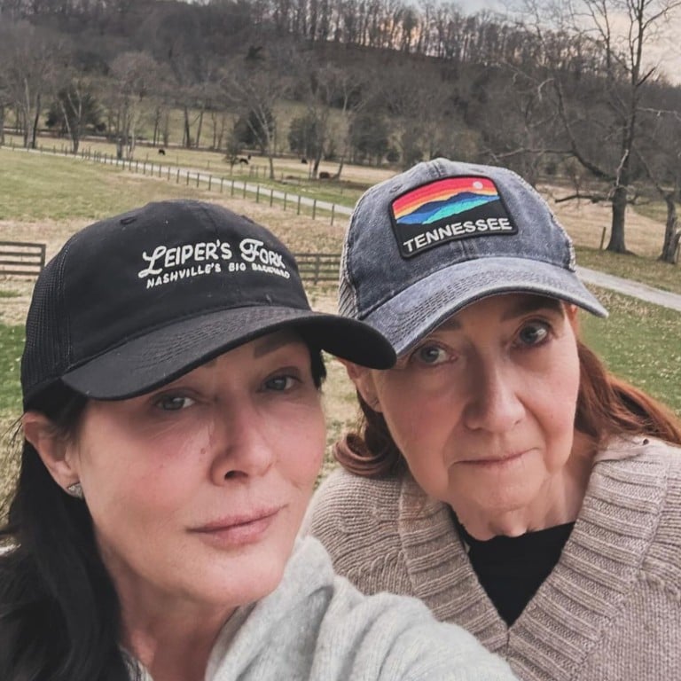 Shannon Doherty with her mother. Photo: @theshando/Instagram