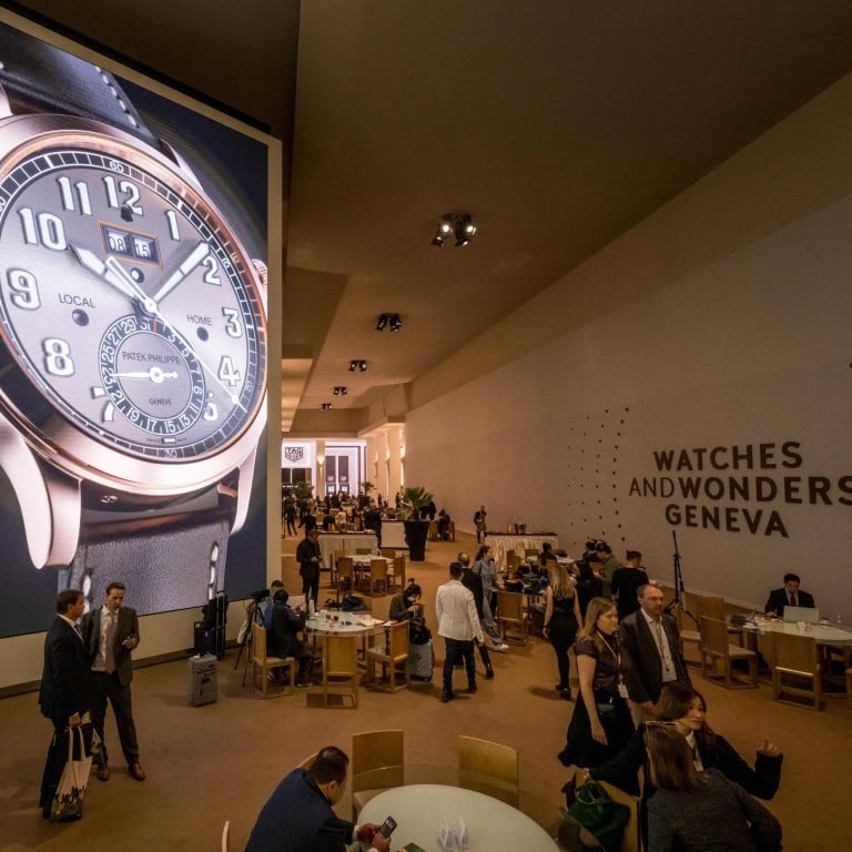 Watches and Wonders Geneva runs until April 15, with brands including Rolex, Patek Philippe, Cartier, Chopard, Hermès and Chanel. Photo: AFP