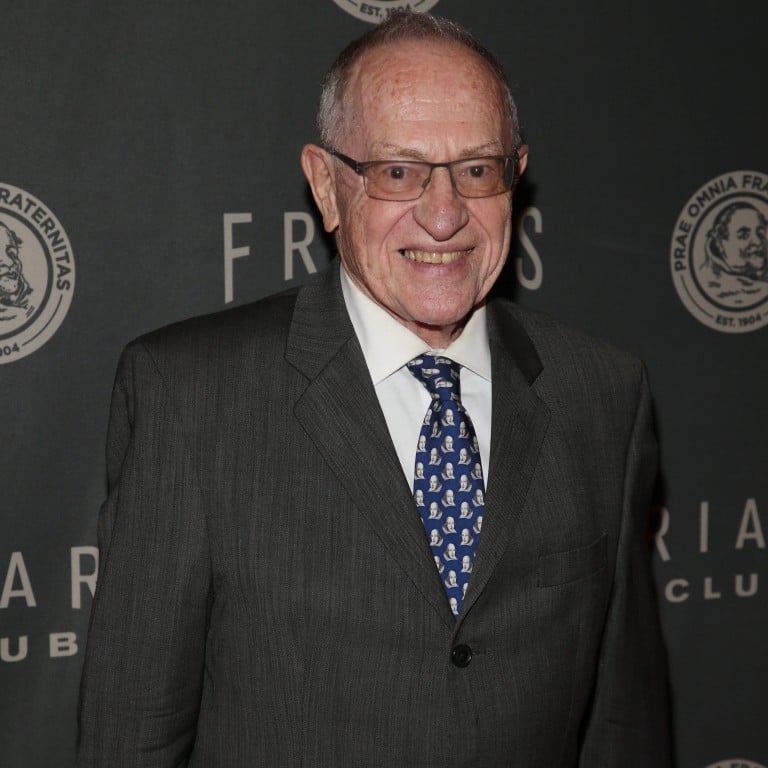 Alan Dershowitz became the youngest full professor in Harvard Law School’s history in 1967, at the age of 28 – and went on to work for OJ Simpson, Donald Trump, Mike Tyson, Jeffrey Epstein and Harvey Weinstein. Photo: Getty Images