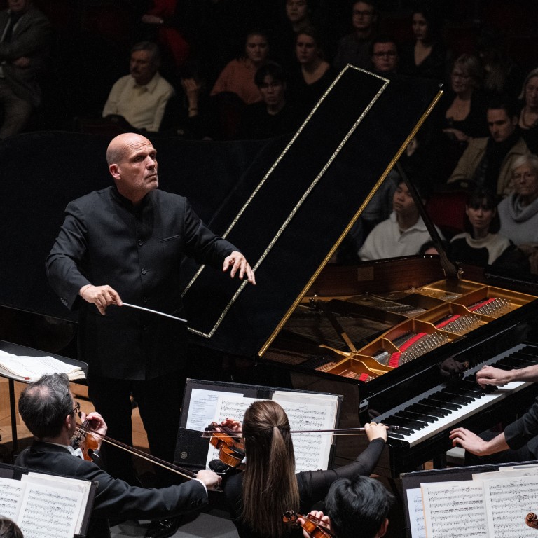Jaap van Zweden conducts the Hong Kong Philharmonic Orchestra and pianist Alexandre Kantorow in a concert in Basel, Switzerland. Photo: Desmond Chan/HK Phil