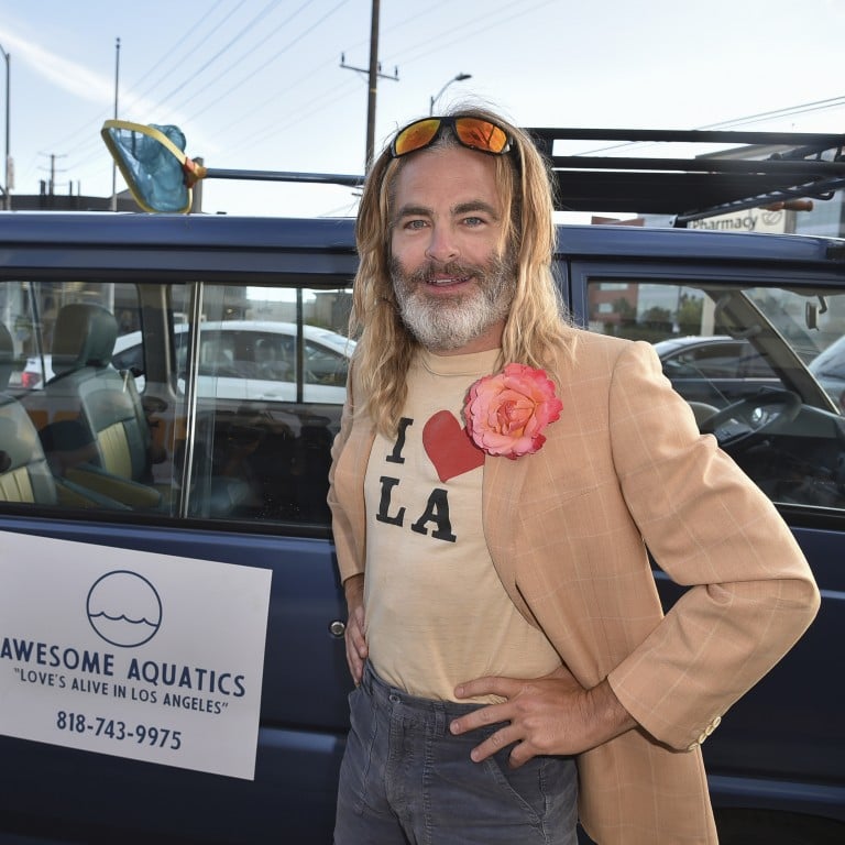 Chris Pine at the premiere of Poolman in 2024. Photo: AP