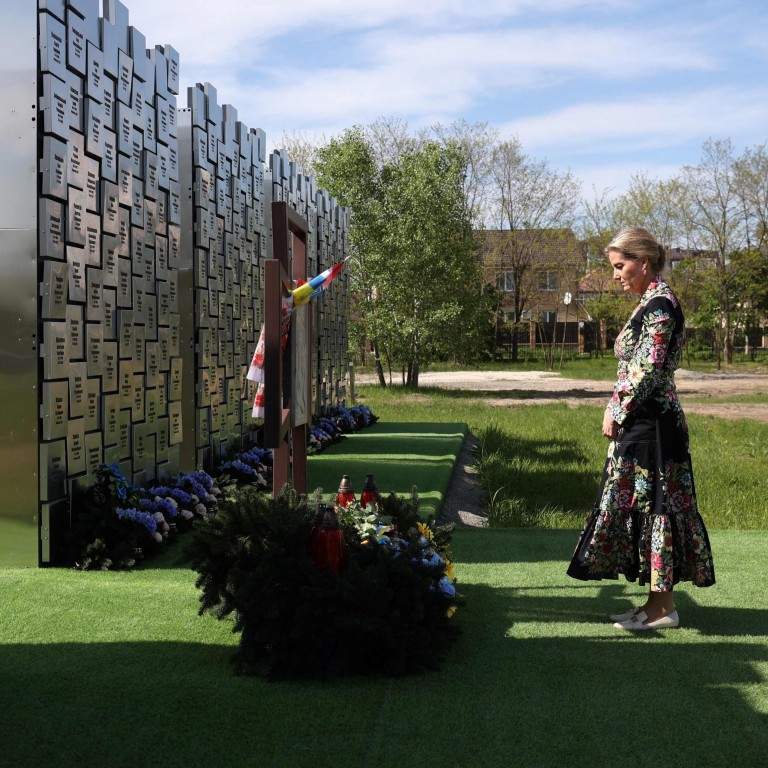 Duchess Sophie visits Ukraine in first trip by a British royal since