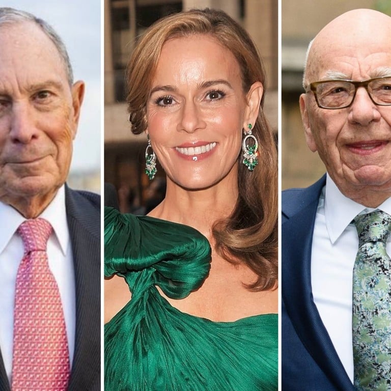 Michael Bloomberg, Julia Koch and Rupert Murdoch are three of the richest people in New York. Photos: @mikebloomberg, @julia_margaret_flesher_koch/Instagram; AFP