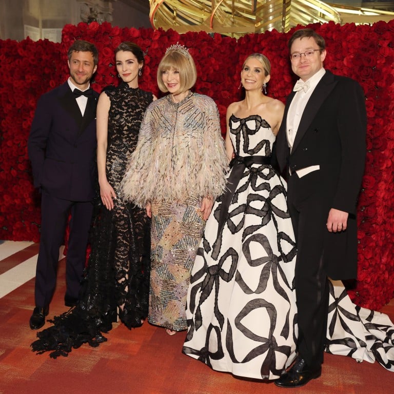 Francesco Carrozzini, Bee Carrozzini, Anna Wintour, Elizabeth Shaffer and Charlie Shaffer attend The 2022 Met Gala celebrating “In America: An Anthology of Fashion” at The Metropolitan Museum of Art in May 2022, in New York City. Photo:Getty Images for The Met Museum/Vogue
