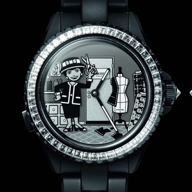 Chanel’s limited edition J12 Couture Workshop Automaton Calibre 6. Photos: Handout