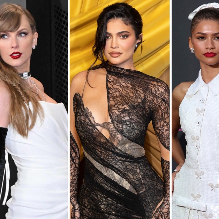 Taylor Swift, Kylie Kardashian and Zendaya have all been listed in a “celebrity blockout” related to the Israel-Gaza war. Photos: Getty Images, Reuters, AFP