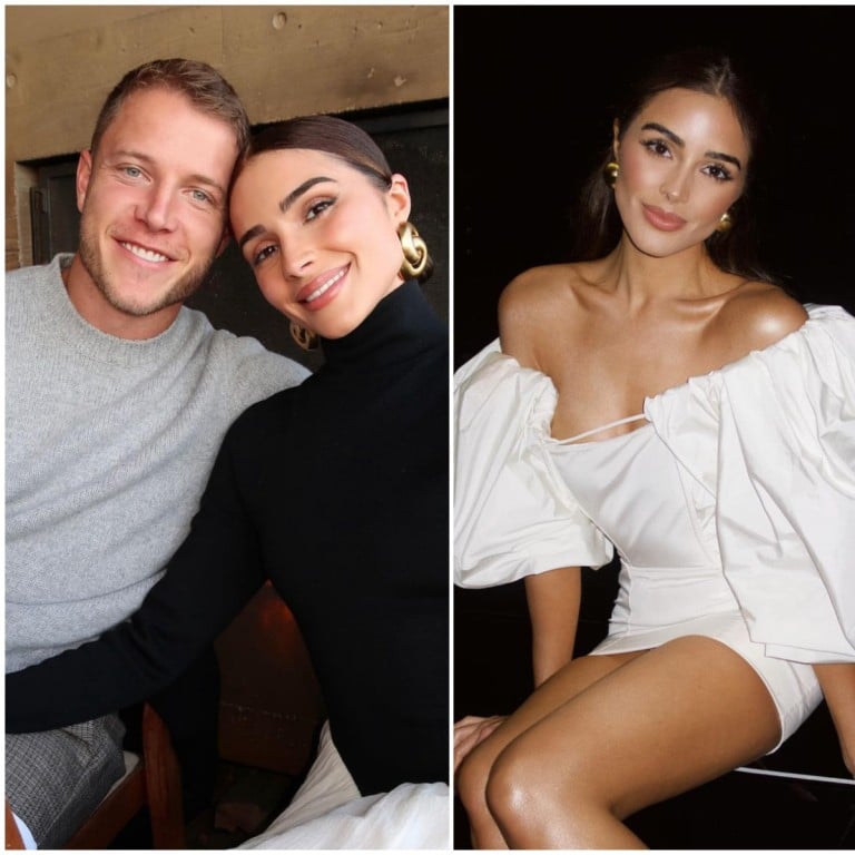 NFL star Christian McCaffrey is engaged to actress and model Olivia Culpo. Photos: @oliviaculpo/Instagram