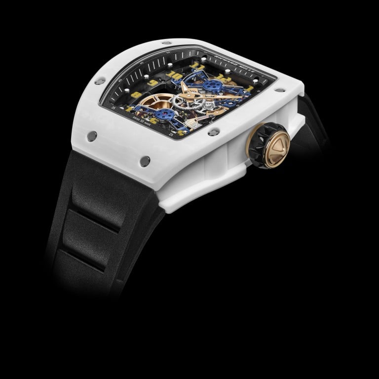 Swiss luxury watchmaker Richard Mille uses innovative materials, like the Quartz TPT featured on its latest RM 17-02 Manual Winding Tourbillon. Photo: Handout