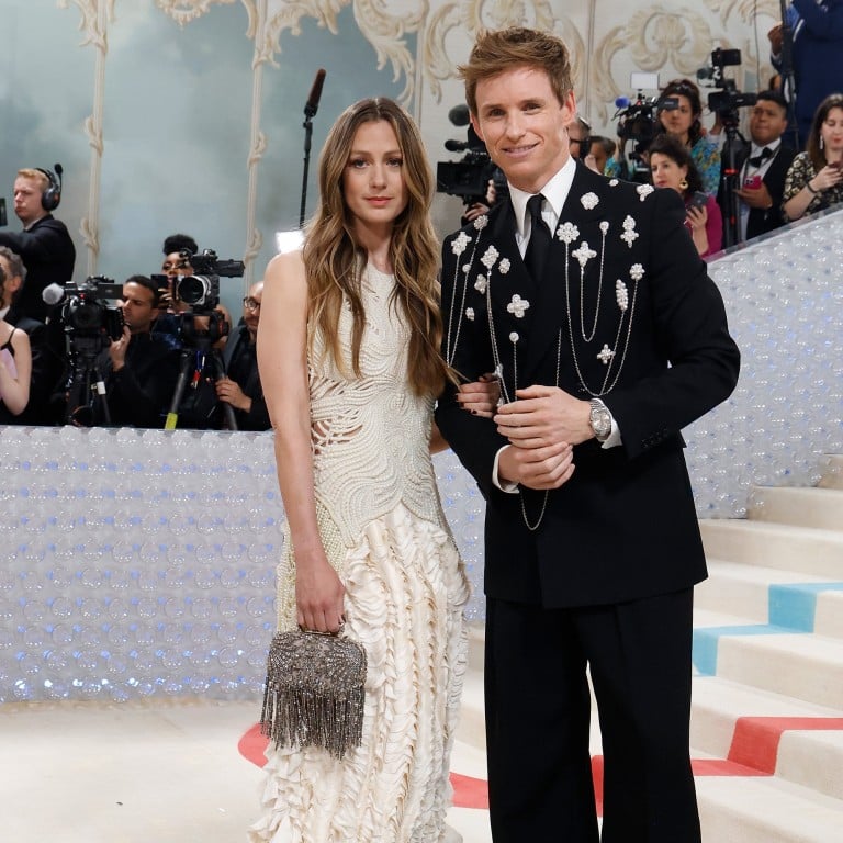 Red carpet pros Hannah Bagshawe and Eddie Redmayne at the 2023 Met Gala. Photo: Getty Images